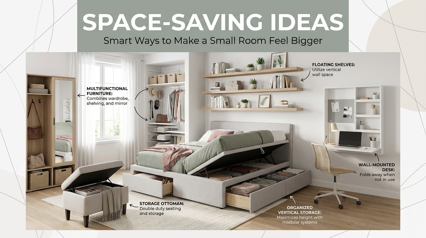 Best Space-Saving Ideas for Small Rooms