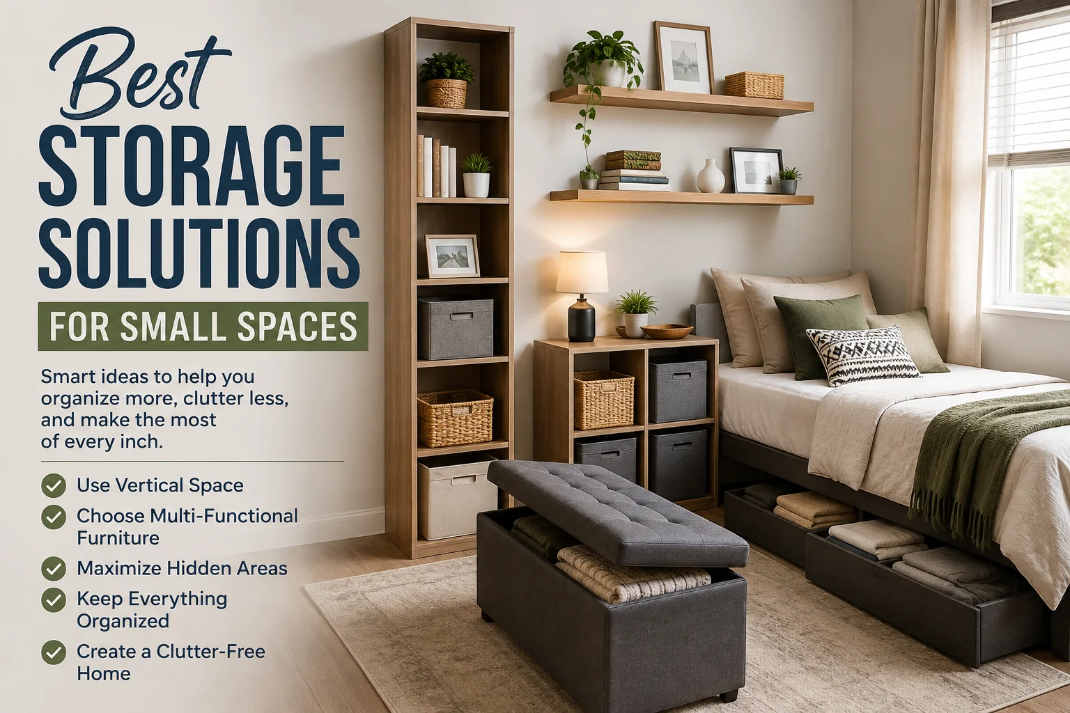 Best Storage Solutions for Small Spaces