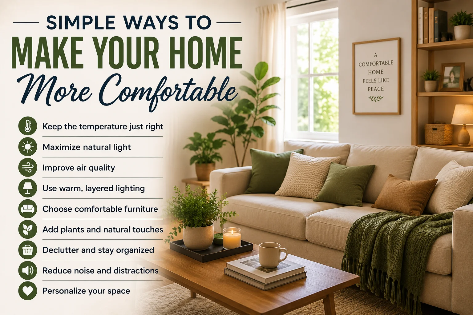 Simple Ways to Make Your Home More Comfortable