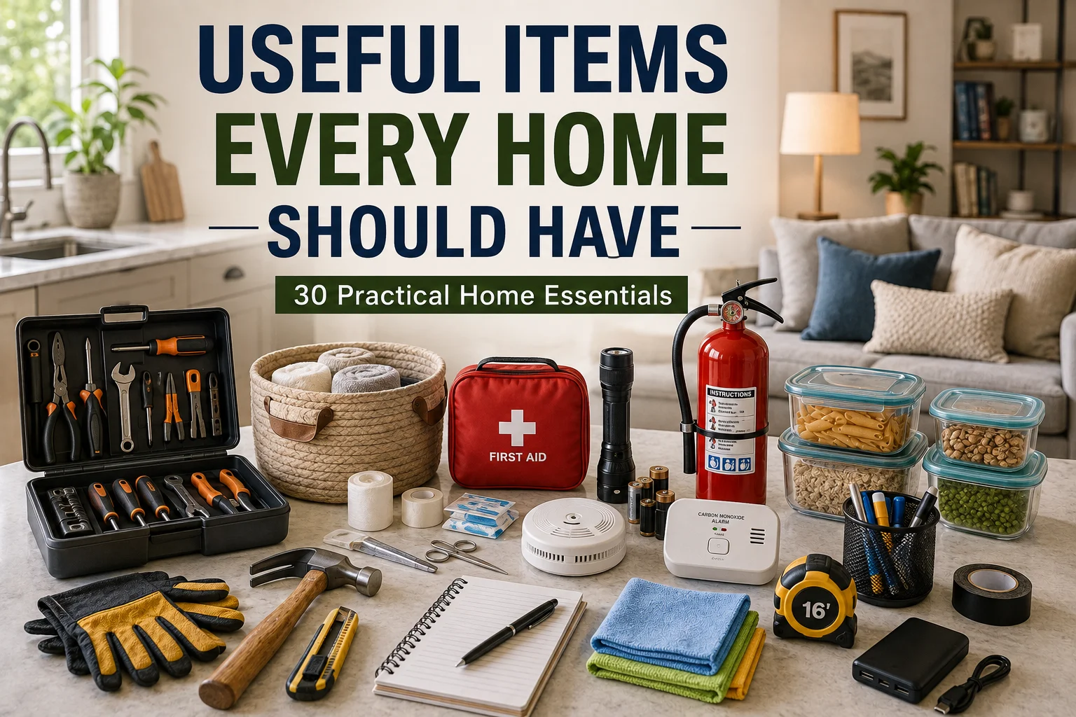 Useful Items Every Home Should Have