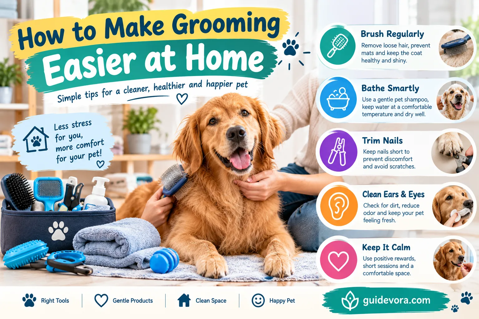 How to Make Grooming Easier at Home
