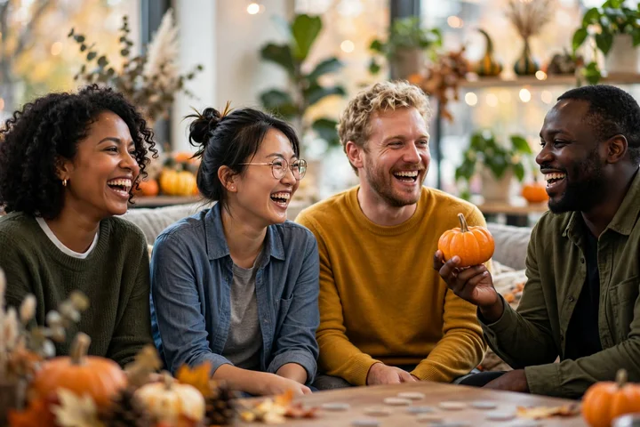 Thanksgiving office party ideas for games coworkers enjoy together in the office lounge